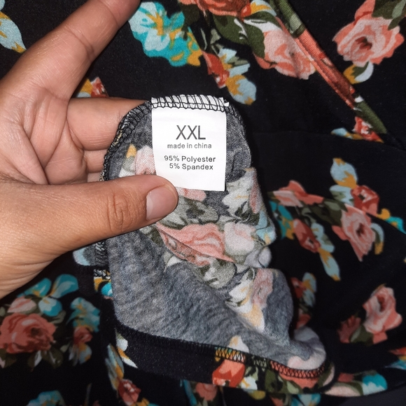 Floral Black Dress - Picture 4 of 5